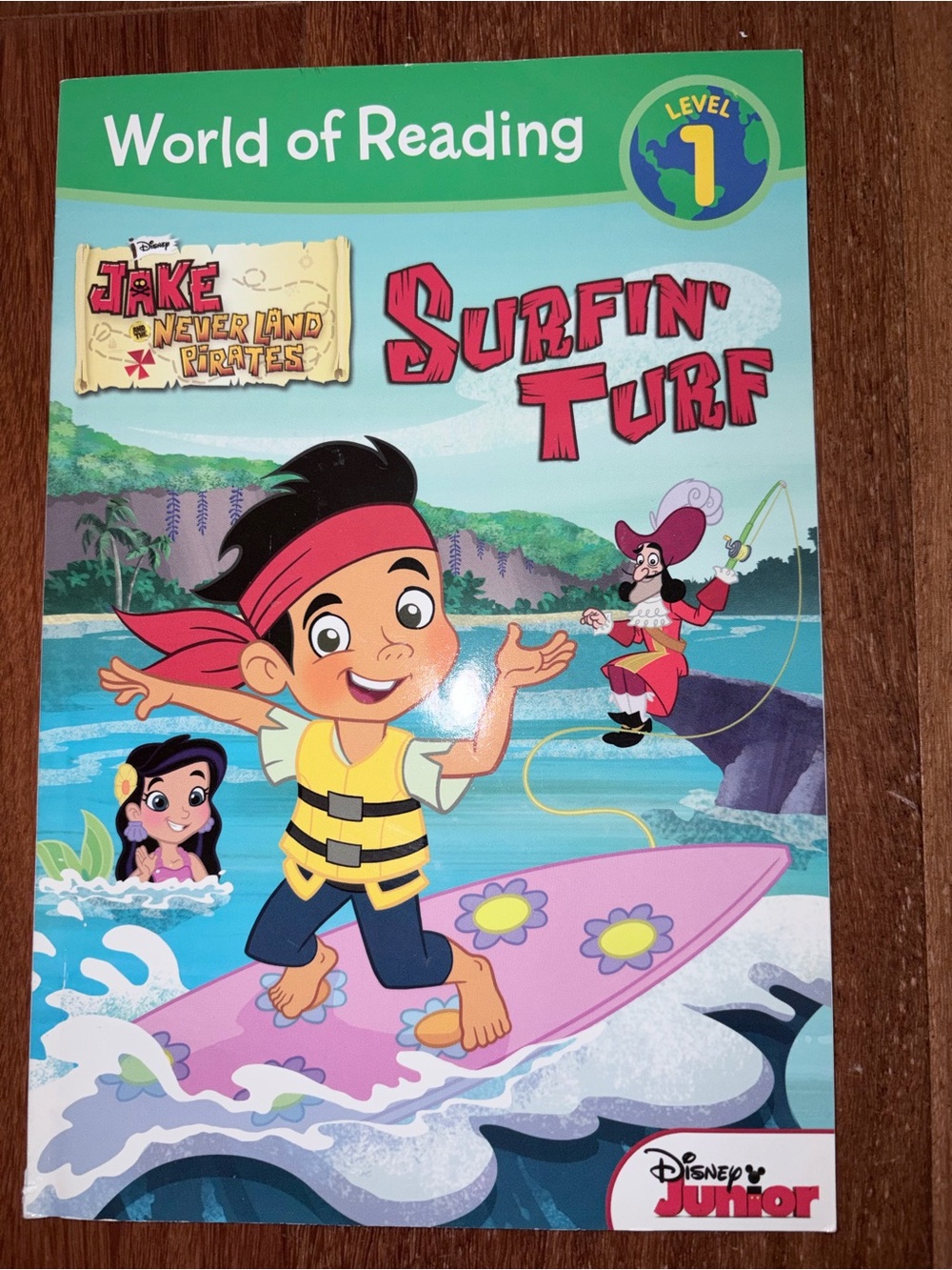 Disney Jake Never Land Pirates Surfin' Turf Book